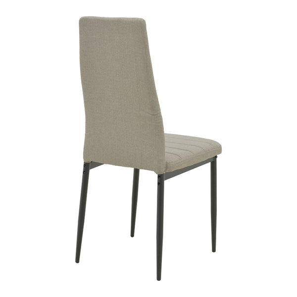 Scaun Parker, Stofa si metal, 41x48x96 cm
