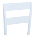 Scaun pentru sufragerie York, alb-Natural, lemn/piele eco, 39x47x89 cm, foto produs 6