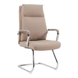 Scaun vizitator Siquel I, piele PU, 58x62x105 cm