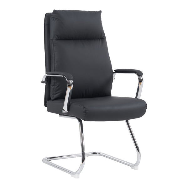 Scaun vizitator Siquel I, piele PU, 58x62x105 cm