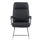 Scaun vizitator Siquel I, piele PU, 58x62x105 cm