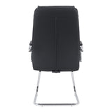 Scaun vizitator Siquel I, piele PU, 58x62x105 cm