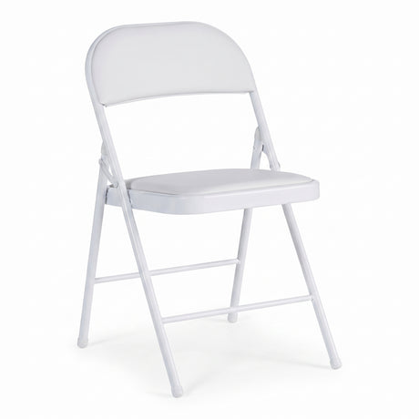 Scaun Pliabil, Alb, 46 x 46 x 79 cm