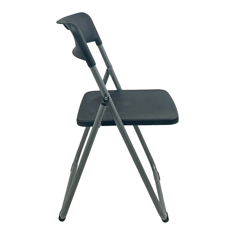 Scaun pliabil cu funcție Edison, Metal, Negru, 38x49x73 cm - Negru