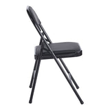 Scaun Pliabil, Alb, 46x46x79 cm - Negru