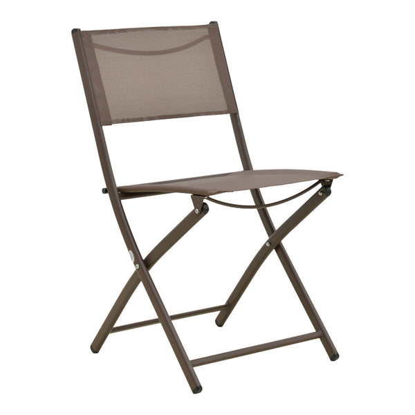 Scaun pliabil Jeve, metal si textilene, 46x51x81 cm