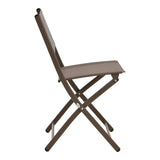 Scaun pliabil Jeve, metal si textilene, 46x51x81 cm - Antracit
