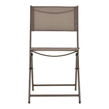Scaun pliabil Jeve, metal si textilene, 46x51x81 cm - Antracit
