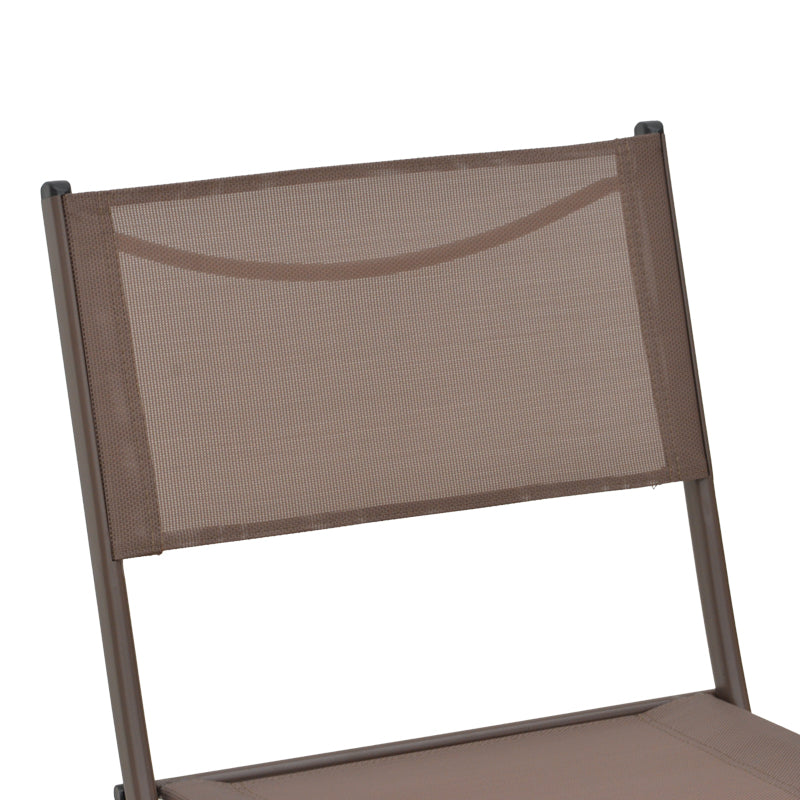Scaun pliabil Jeve, metal si textilene, 46x51x81 cm - Antracit