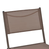 Scaun pliabil Jeve, metal si textilene, 46x51x81 cm - Antracit