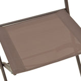 Scaun pliabil Jeve, metal si textilene, 46x51x81 cm - Antracit
