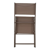 Scaun pliabil Jeve, metal si textilene, 46x51x81 cm - Antracit