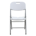 Scaun pliabil Zora alb, pentru conferinte sau exterior, 46x56x87 cm, perspectiva suplimentara