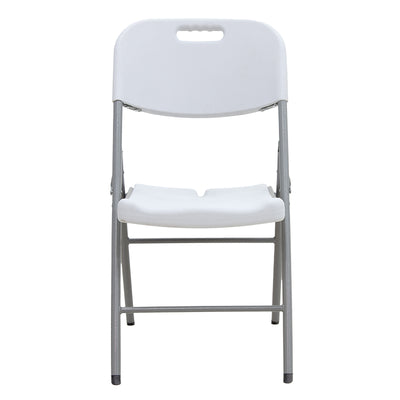 Scaun pliabil Zora alb, pentru conferinte sau exterior, 46x56x87 cm, perspectiva suplimentara