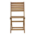 Scaun pliant Fatel lemn de salcam, Natural, 40x53x82 cm, perspectiva suplimentara