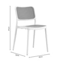 Scaun Poetica cu protectie UV, Alb, 42x52x81 cm, foto produs 13
