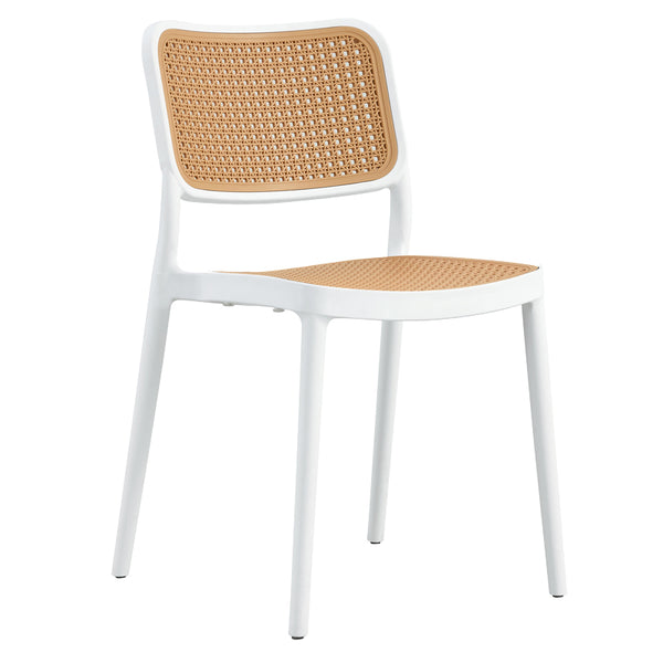 Scaun Poetica cu protectie UV, Alb, 42x52x81 cm