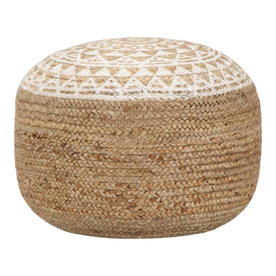 Puf Scaun-pouf Noca din iuta, Natural D40x30 cm