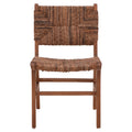 Scaun Refane lemn de tec, Natural, 50x58x85 cm, foto produs