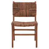 Scaun Refane lemn de tec, Natural, 50x58x85 cm