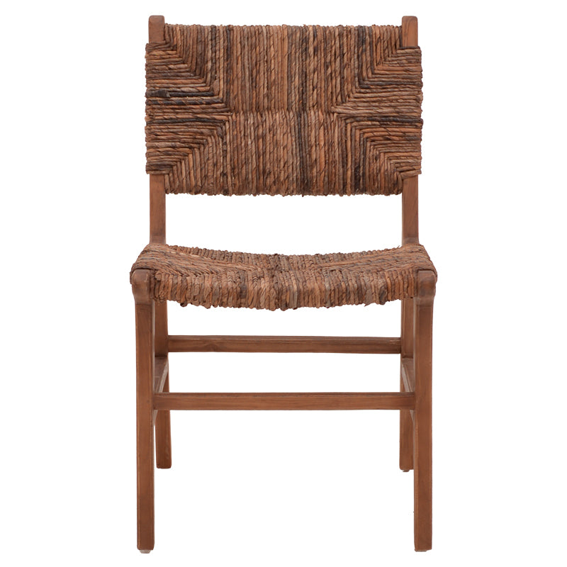Scaun Refane lemn de tec, Natural, 50x58x85 cm, foto produs