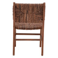 Scaun Refane lemn de tec, Natural, 50x58x85 cm, foto produs 6