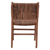 Scaun Refane lemn de tec, Natural, 50x58x85 cm, foto produs 6