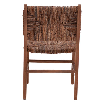 Scaun Refane lemn de tec, Natural, 50x58x85 cm, foto produs 6