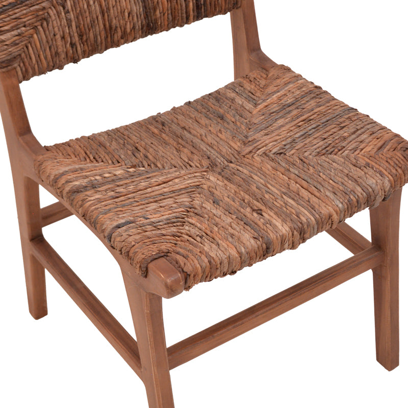 Scaun Refane lemn de tec, Natural, 50x58x85 cm, foto produs 8