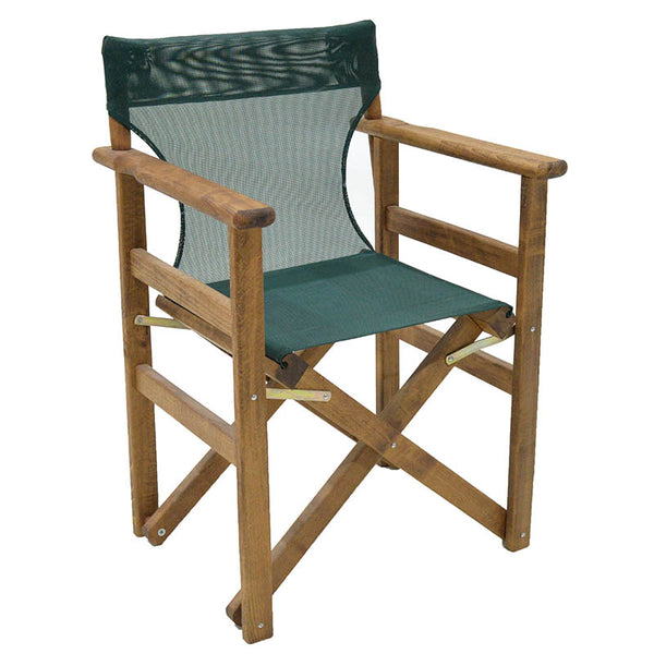Scaun regizor Retto, lemn masiv de fag, finisaj, nuc, 61x51x86 cm