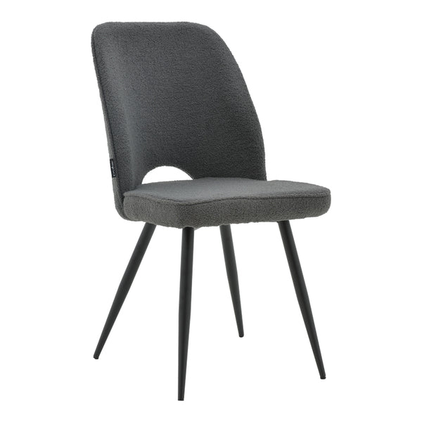 Scaun Renish, Negru - Gri, 61x47x91 cm