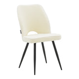 Scaun Renish, Negru - Gri, 61x47x91 cm - Negru