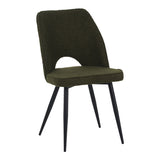 Scaun Renish, verde inchis, 61x47x92 cm