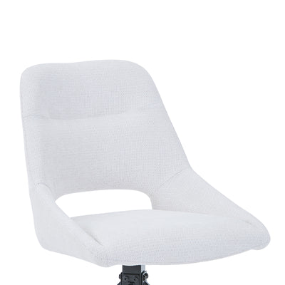 Scaun rotativ Luciano I, Textil, Bej, 52x54x85 cm, foto produs