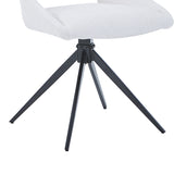Scaun rotativ Luciano I, Textil, Bej, 52x54x85 cm
