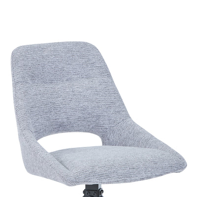 Scaun rotativ Luciano I, Textil, Gri, 52x54x85 cm, foto produs