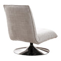 Scaun rotativ Remona crem picioare, crom, 63x80x80 cm, detaliu produs