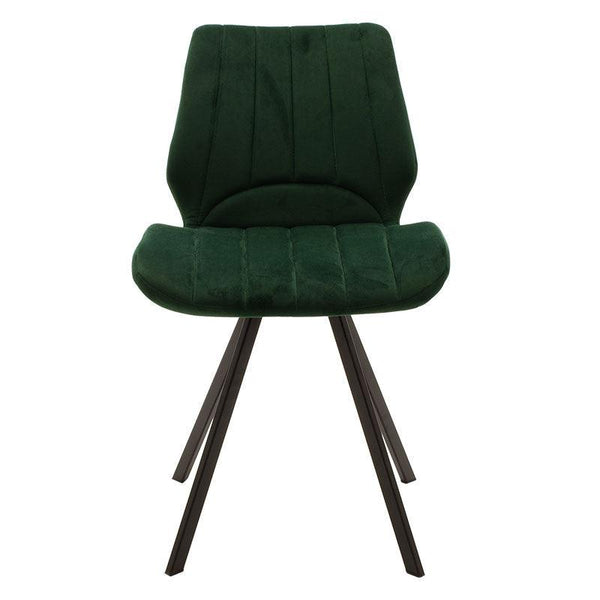 Scaun Sabia, Verde inchis, 58x46x80 cm