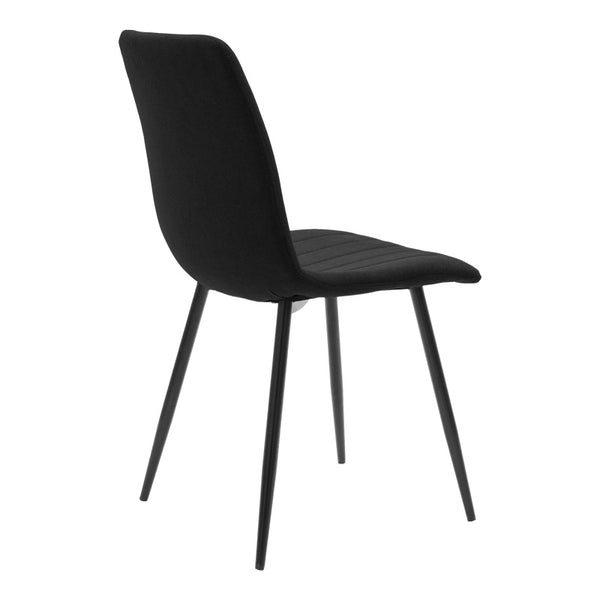 Scaun și Metal, Model Noor, Negru, 44x53x86 cm