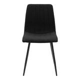 Scaun și Metal, Model Noor, Negru, 44x53x86 cm