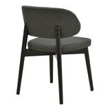 Scaun Siena, Lemn rubberwood, 48x50x81 cm - Negru