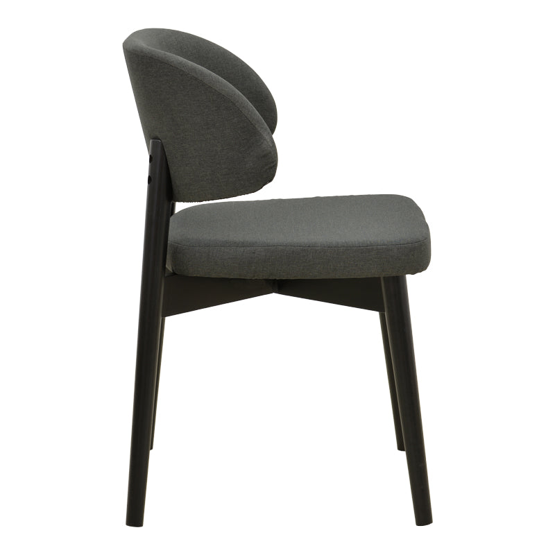 Scaun Siena, Lemn rubberwood, 48x50x81 cm - Negru