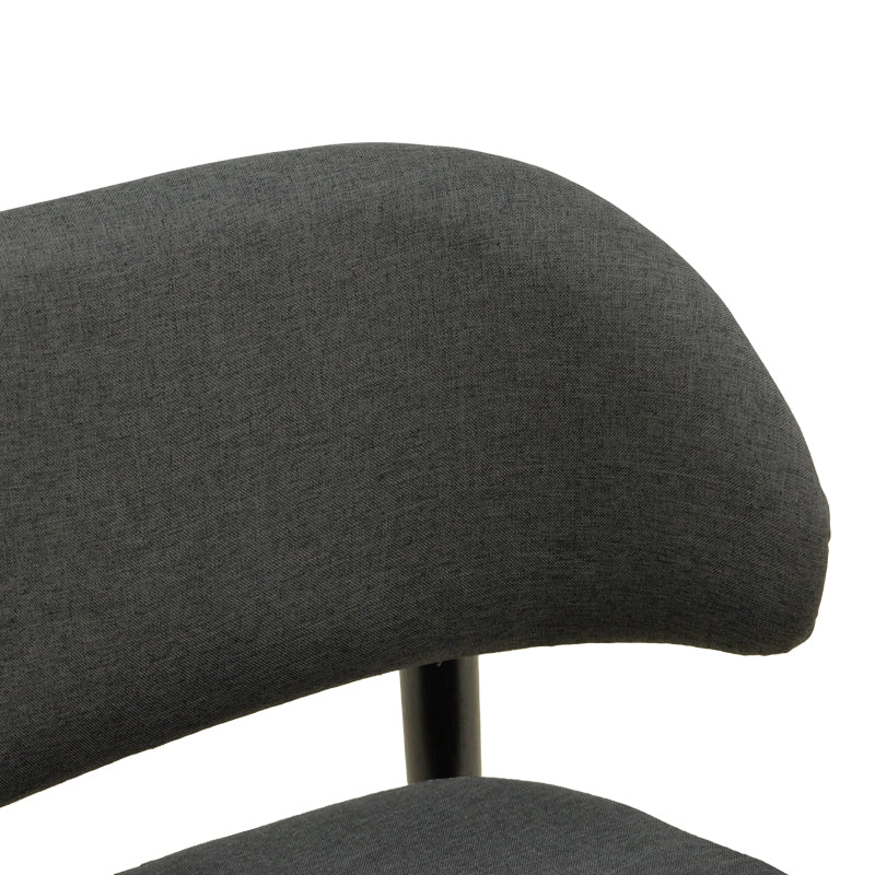 Scaun Siena, Lemn rubberwood, 48x50x81 cm - Negru