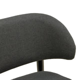Scaun Siena, Lemn rubberwood, 48x50x81 cm - Negru