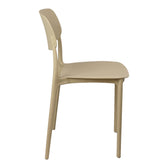 Scaun stivuibil Berdian, Cappuccino, Polipropilena, 38x49x79 cm, detaliu produs