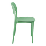 Scaun stivuibil Berdian, mint, polipropilena, Diverse culori, 38x49x79 cm - Verde