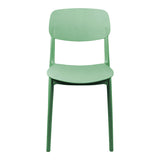 Scaun stivuibil Berdian, mint, polipropilena, Diverse culori, 38x49x79 cm - Verde