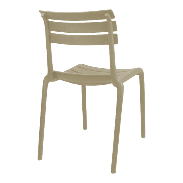 Scaun stivuibil cu funcție cappuccino Almea, Polipropilenă, 42x55x82 cm