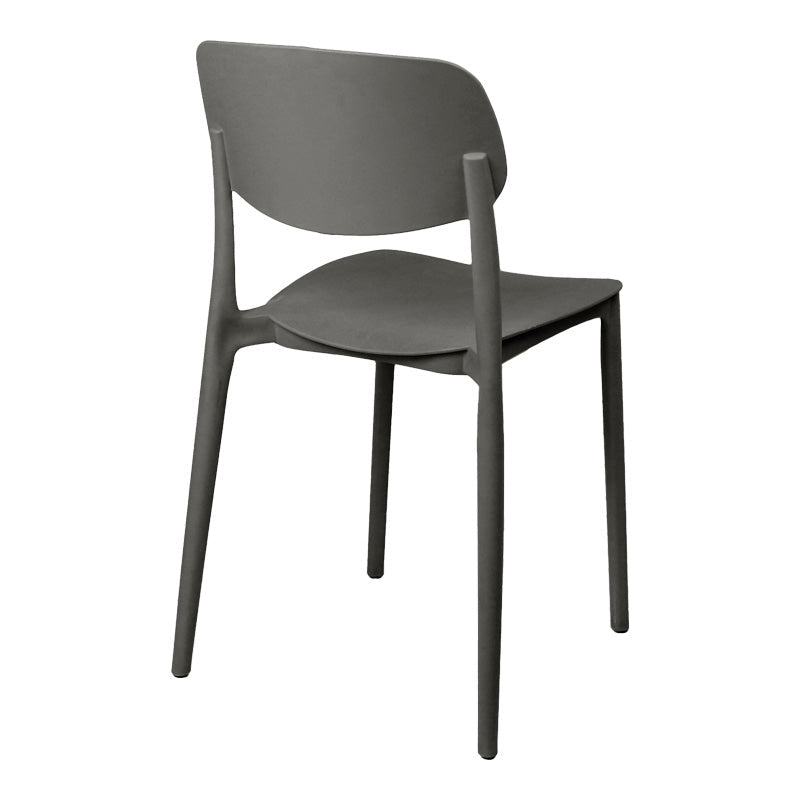 Scaun stivuibil Berdian, mint, polipropilena, Diverse culori, 38x49x79 cm - Gri