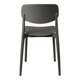 Scaun stivuibil Berdian, mint, polipropilena, Diverse culori, 38x49x79 cm - Gri
